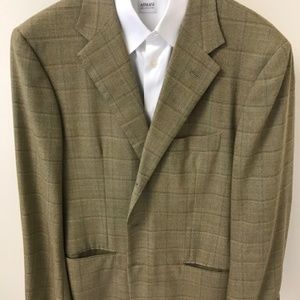 LUCIANO BARBERA Plaid Wool Bazer